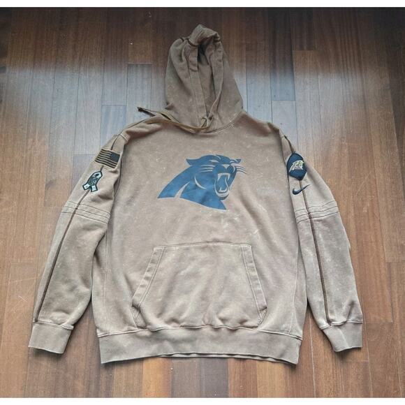 Carolina Panthers Nike Salute To Service Hoodie - Men’s Xl - Picture 1 of 7